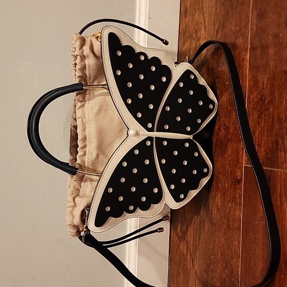 Kate spade wing it butterfly basket purse EUC - Picture 4 of 9